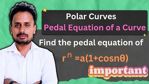 Pedal Equation of the Curve
