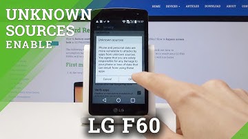 How to Allow App Installation in LG F60 - Enable Unknown Sources