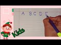 Write ABCD and learn Alphabet Kids Basic Tv