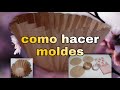 Como hacer moldes o capacillos para magdalenas🌟💜