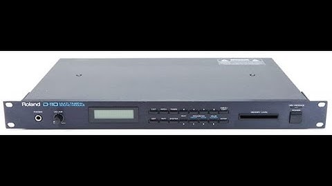 Made with Roland D-110 - "Synthedelic Metal Groove"