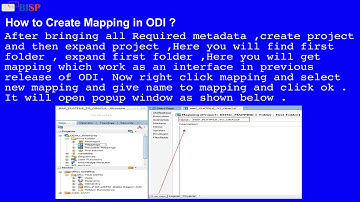 ODI 12C   CREATING A PROJECT   MAPPING