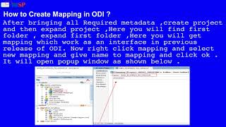 ODI 12C   CREATING A PROJECT   MAPPING