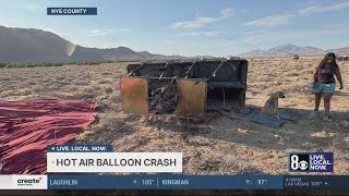 10 people on board as hot air balloon crashes in Pahrump: FAA