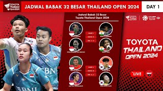 Jadwal Thailand Open 2024 Day 1. Besok Mulai Pukul 09:00 WIB Live BWF TV #thailandopen2024