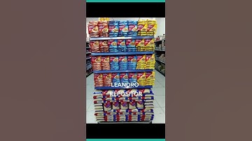 Repositor faz sucesso ao fazer artes com produtos de supermercado #shorts #uol