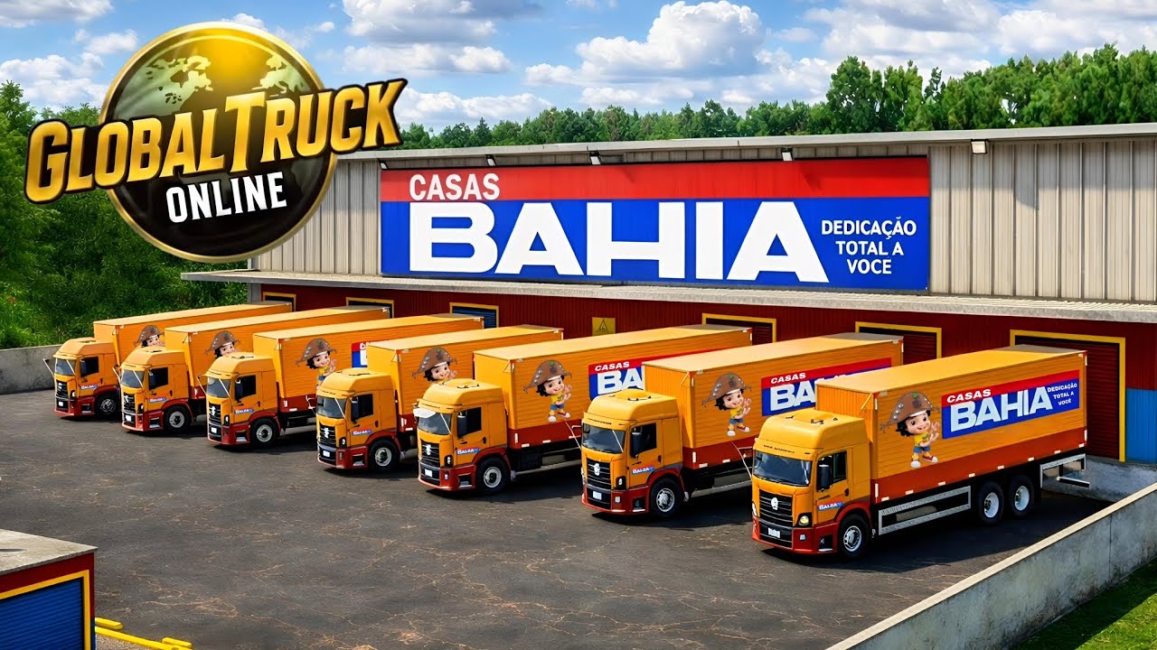 GLOBAL TRUCK ONLINE - MEGA COMBOIO DA CASAS BAHIA - JOGANDO COM OS INSCRITOS