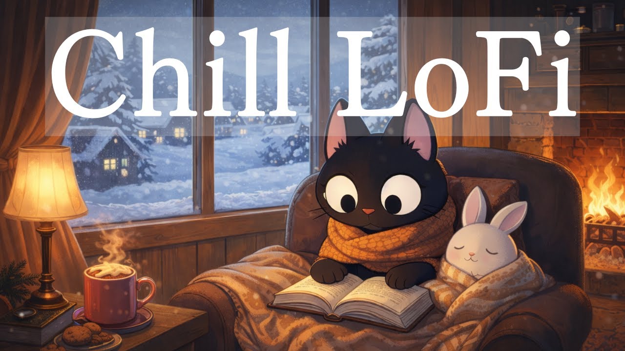 眠くならない、冬の集中BGM｜勉強・作業用LoFi