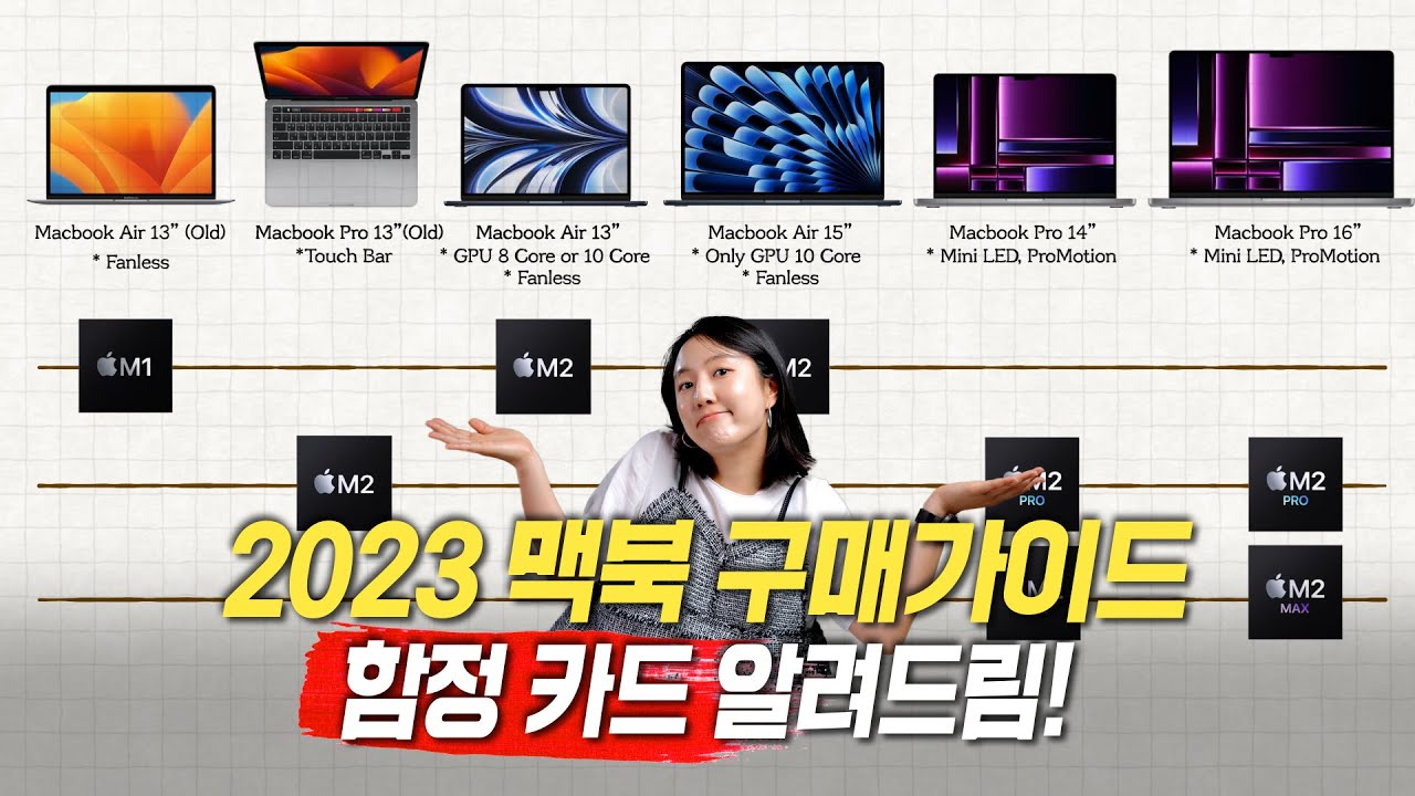 맥북에어 vs 맥북프로 뭐사지? 맥북 구매 가이드