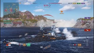 Arizona Leads And Destroys The Enemy . World of Warships Legends