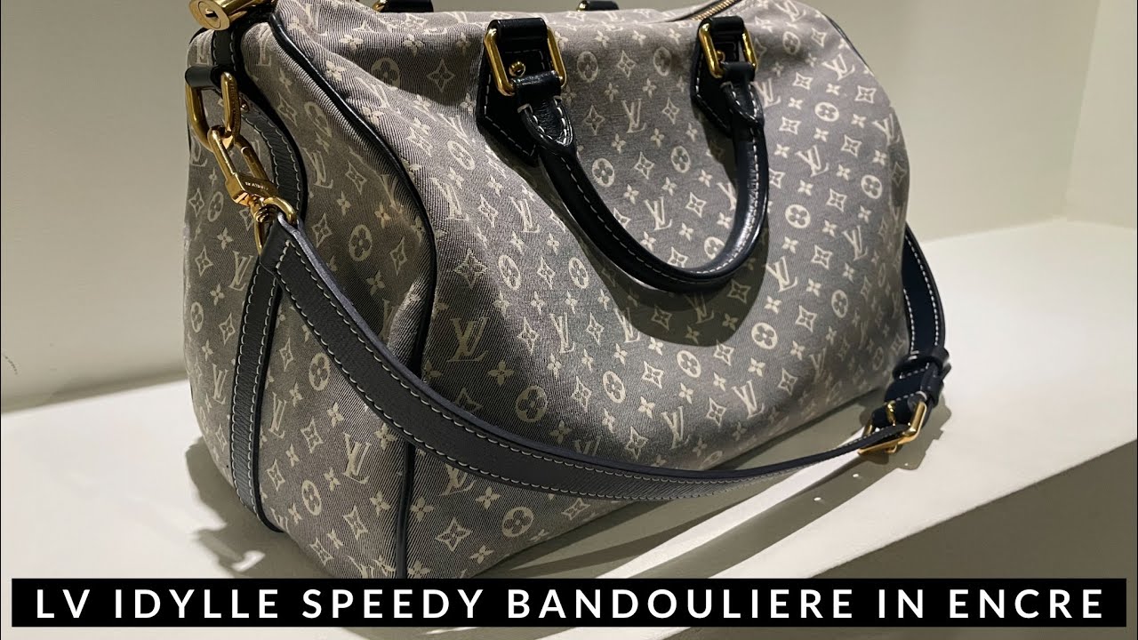 Louis Vuitton Idylle Speedy 30 B in Encre