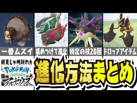 知ってる 鬼畜すぎる進化方法 全新ポケモンの進化方法まとめ ガチグマ バサギリ レジェンズ アルセウス ダイパリメイク ブリリアントダイヤモンド シャイニングパール Youtube