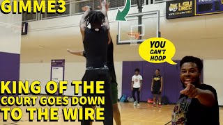 LSU TRASH TALKING KING OF THE COURT | GIMME3