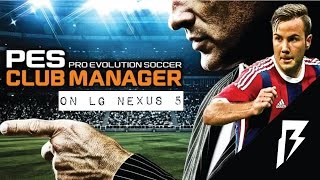 Pro Evolution Soccer Club Manager On Lg Nexus 5 W Commentary
