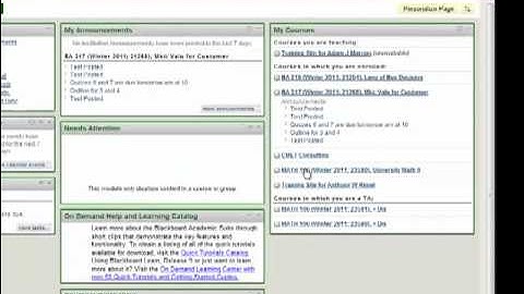 Introduction to Blackboard
