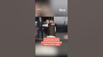 PM Modi welcomes President Putin to Delhi for a two-day visit. #modi #putin  #putinmodi  #news