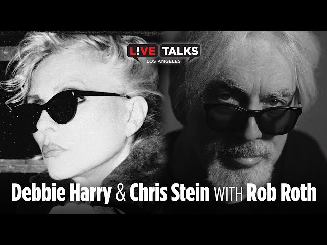Debbie Harry & Chris Stein with Rob Roth at Live Talks Los Angeles