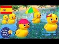 ¡Cinco patitos! | y más Canciones Infantiles | Dibujos Animados | Little Baby Bum en Español