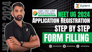 NEET UG 2024 - Application Registration Demo | Step by Step Form Filling