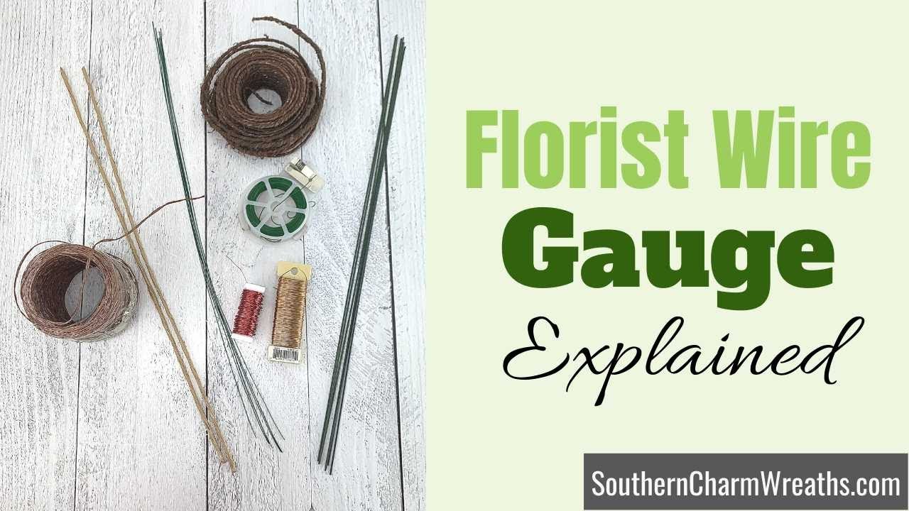 Tip Tuesday  Florist Wire Gauge Explained for Wreath Making 