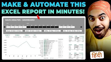 Apni Excel Report Ko Automate Kare - 1 CLICK DASHBOARD!