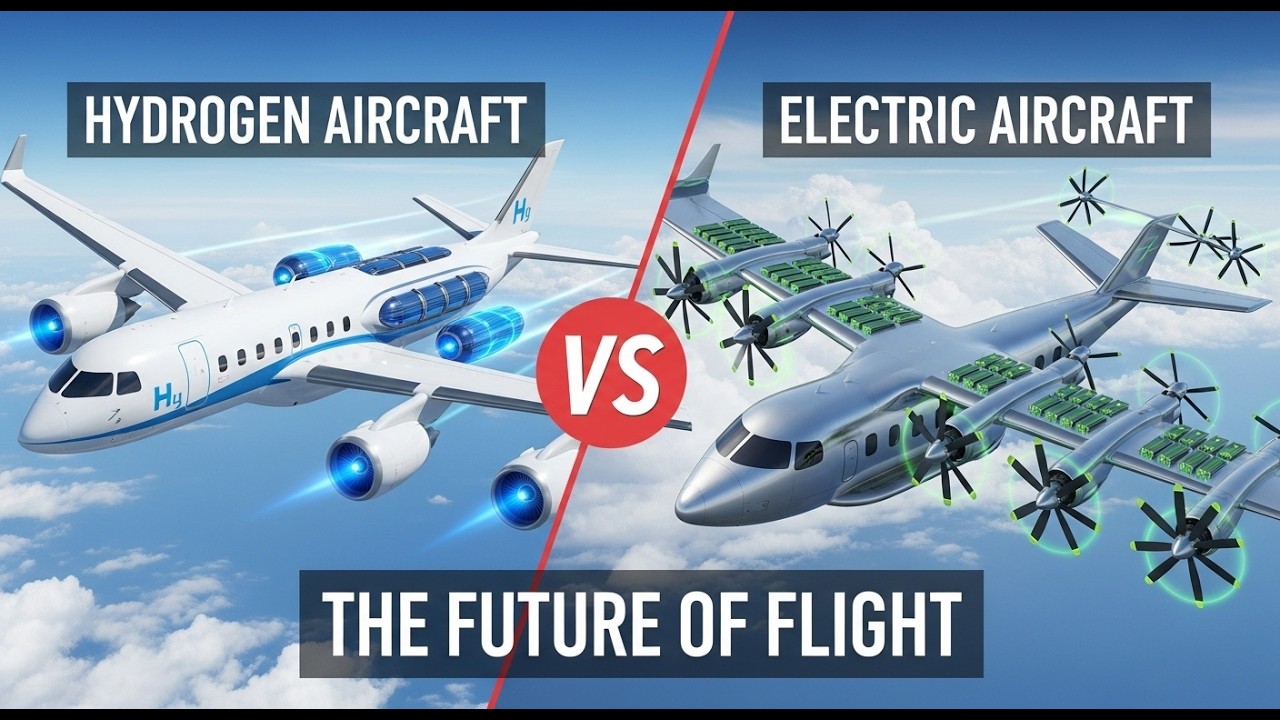 Hydrogen vs Electric Aircraft The Future of Flight - YouTube