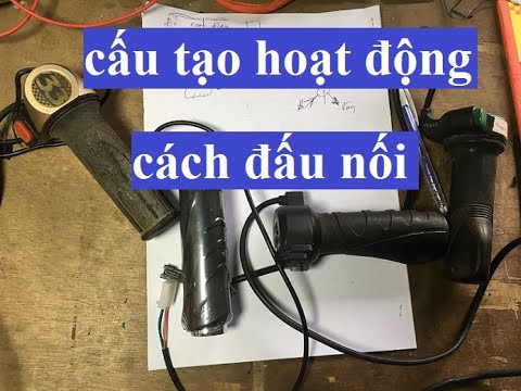 Video tay ga xe đạp điện cách đấu nối tìm dây (Electric... - youtube