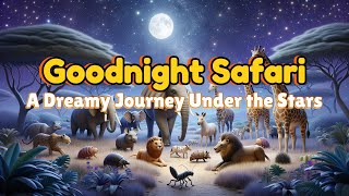 Goodnight Safari: A Dreamy Journey Under the Stars🌈 Calming Bedtime Stories for babies and toddlers🌛
