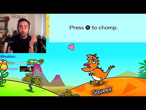 Squeex fails at pressing A in time (Rhythm Heaven Groove)