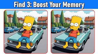 Spot the Difference #58  Boost You Attention & Memory by Finding 3 Differences