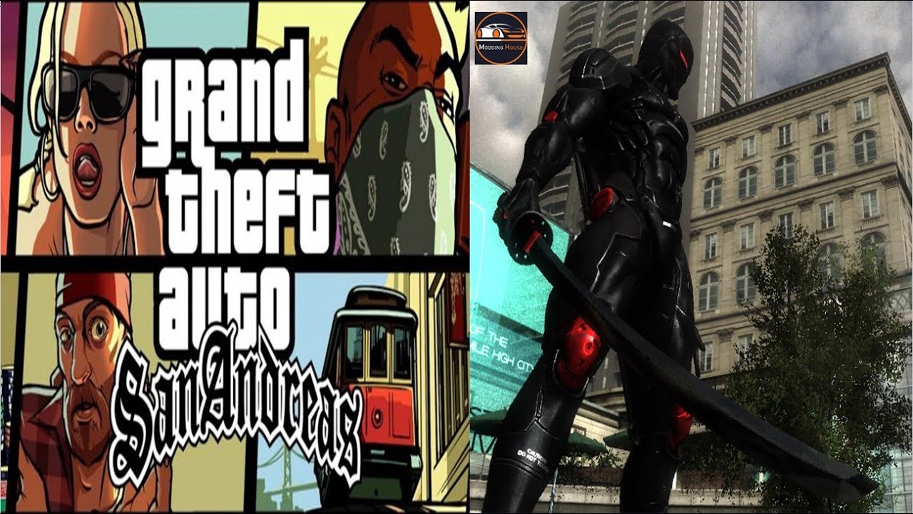 GTA SA Metal Gear Rising Mod/MGR Fighting Machine/For Download and Installation Link in Description
