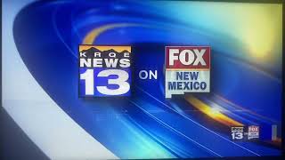 KRQE News 13 at 10:35pm on Fox New Mexico open June 22, 2022