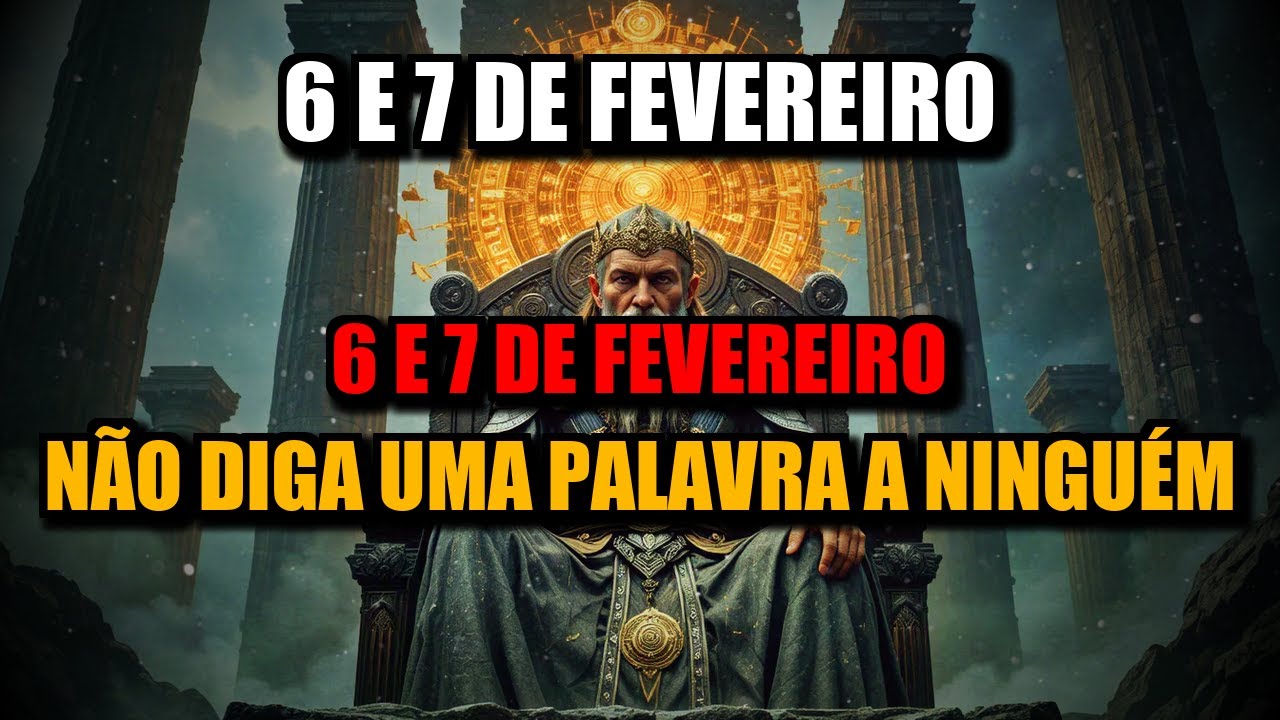 Escolhido, 6 e 7 de Fevereiro é seu aviso final — Você precisava ver isto agora