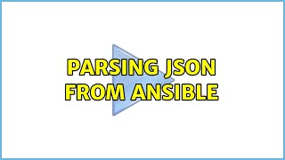 Parsing JSON from Ansible