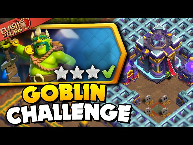 Easily 3 Star New Goblin King Challenge #ClashofClans #Coc