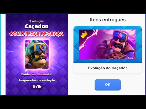 Como pegar a evolução completa do caçador de graça no Clash Royale Oferta de Black Friday