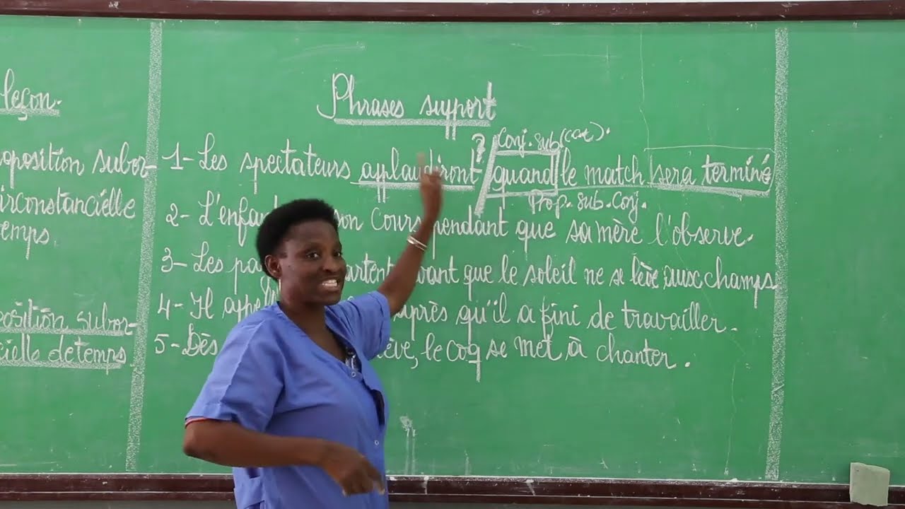 :Cours de Français : La proposition subordonnée circonstancielle de temps. (Niveau 3ème)