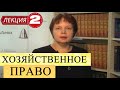 Хозяйственное право. Лекция 2. Виды юридических лиц и их организационно-правовые особенности.