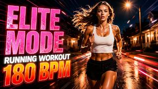 180 BPM RUNNING MUSIC 🔥 Elite Cadence Training | 1 Hour Nonstop Cardio Workout