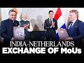 LIVE: PM Modi, Prime Minister Rob Jetten of Netherlands witness exchange of key MoUs