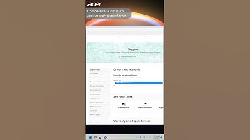 Como Baixar e Instalar o Aplicativo PredatorSense