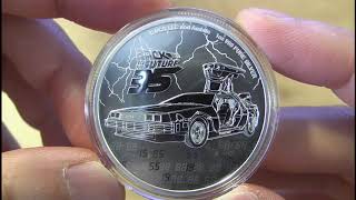 2020 Niue 1 oz Silver Back to the Future Coin 35th Anniversary BU