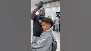 He wanted to Define his Curly Hair 🔥