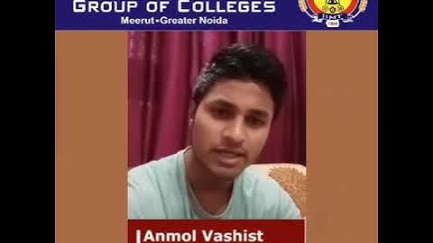 Anmol Vashist : IT Engineering Student Testimonial