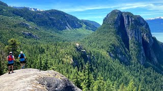 Via Ferrata on the Stawamus Chief in Squamish, BC