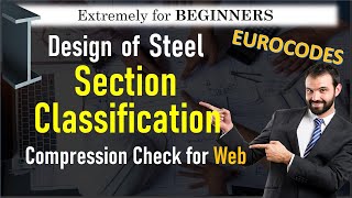Compression Check for Web of an I section - Section Classification - Design of Steel - Eurocodes