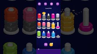 Nut Sort Level 641 Walkthrough | Nuts — Color Sort 641 solution