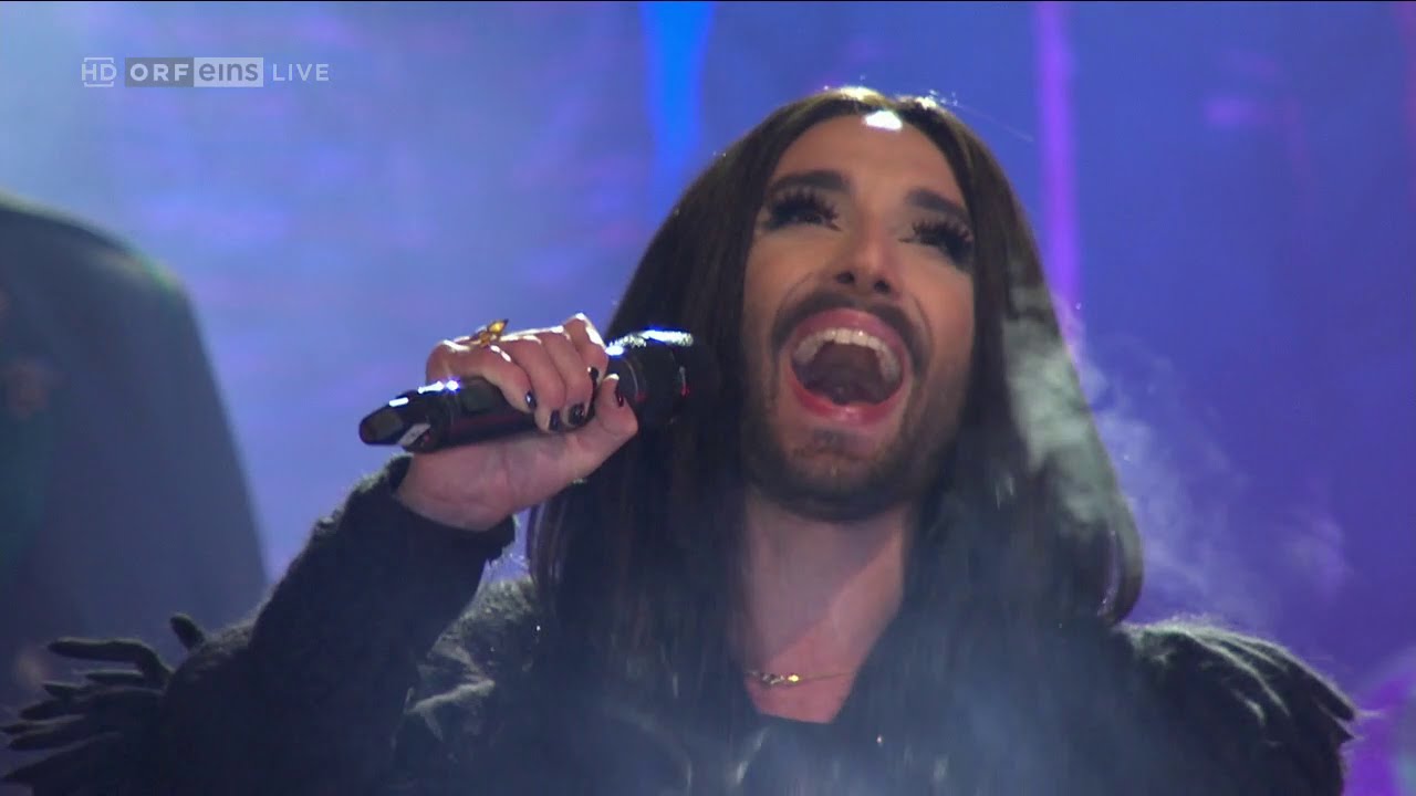Conchita Wurst - Put That Fire Out, Opening of the Ski Flying World Championship, 14.01.2016 HD