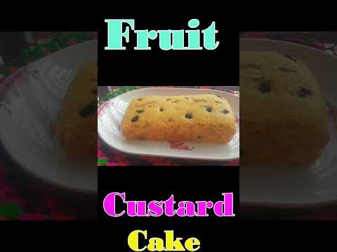 Fruit Custard Cake and  Chocolate Cup Cake #shorts