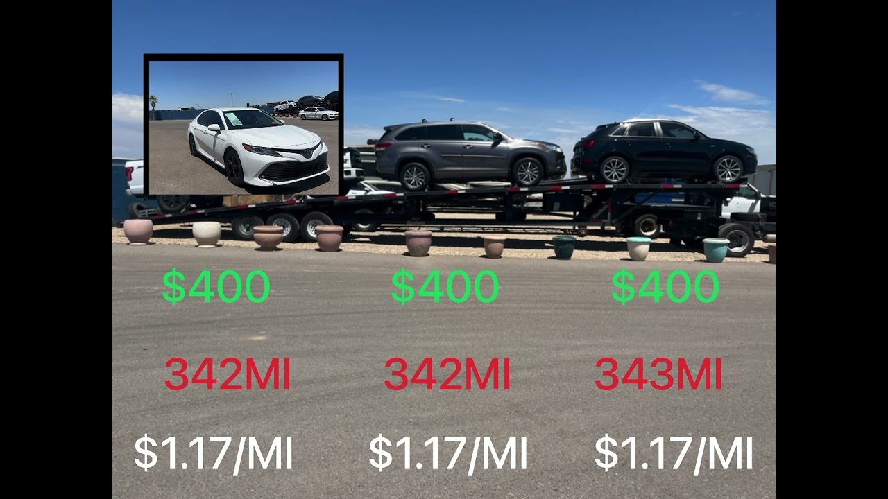 Hot Shot Car Hauling Week 24 YouTube